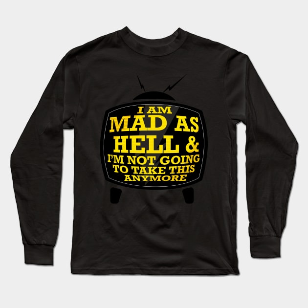 Mad as Hell Long Sleeve T-Shirt by Mansemat